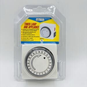 Chicago Electric Lamp and Appliance Timer. 125V / 60Hz /1875W, #40148 New